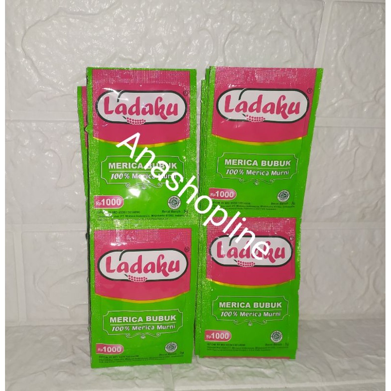 

Merica bubuk Ladaku 5X3gr / pepper / seasoning
