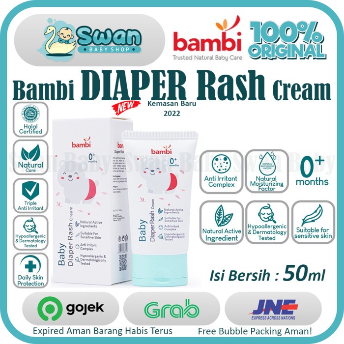 Bambi Baby Diaper Rash Cream 50ml