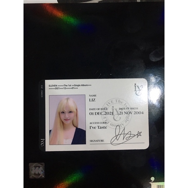 LIZ IVE ID CARD ELEVEN