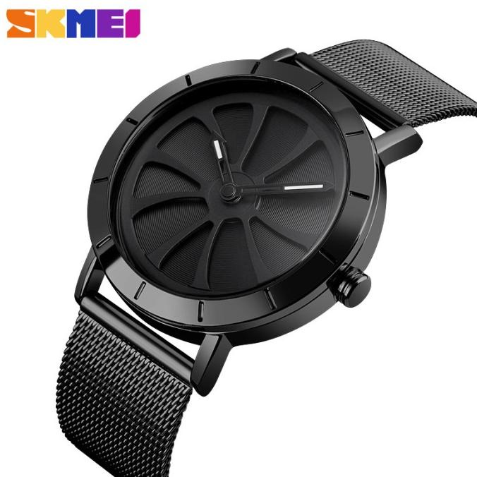 Jam Tangan Pria SKMEI 9204 Analog Original Hitam