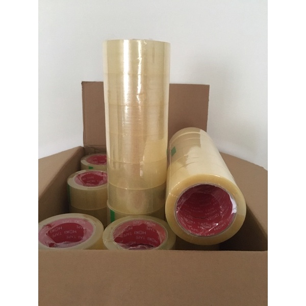 

Lakban Bening 6 roll 100 Yard x 45mm 45 micron