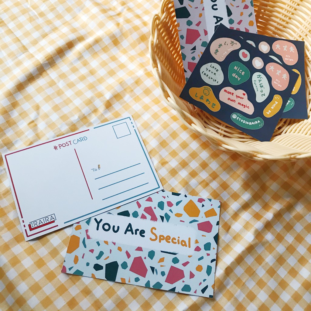 

Postcard & Flakes Sticker by RAIRA