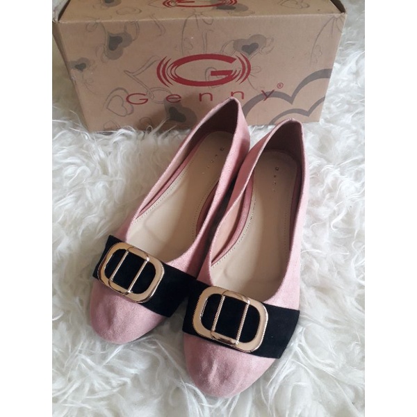 Genny sepatu flat original