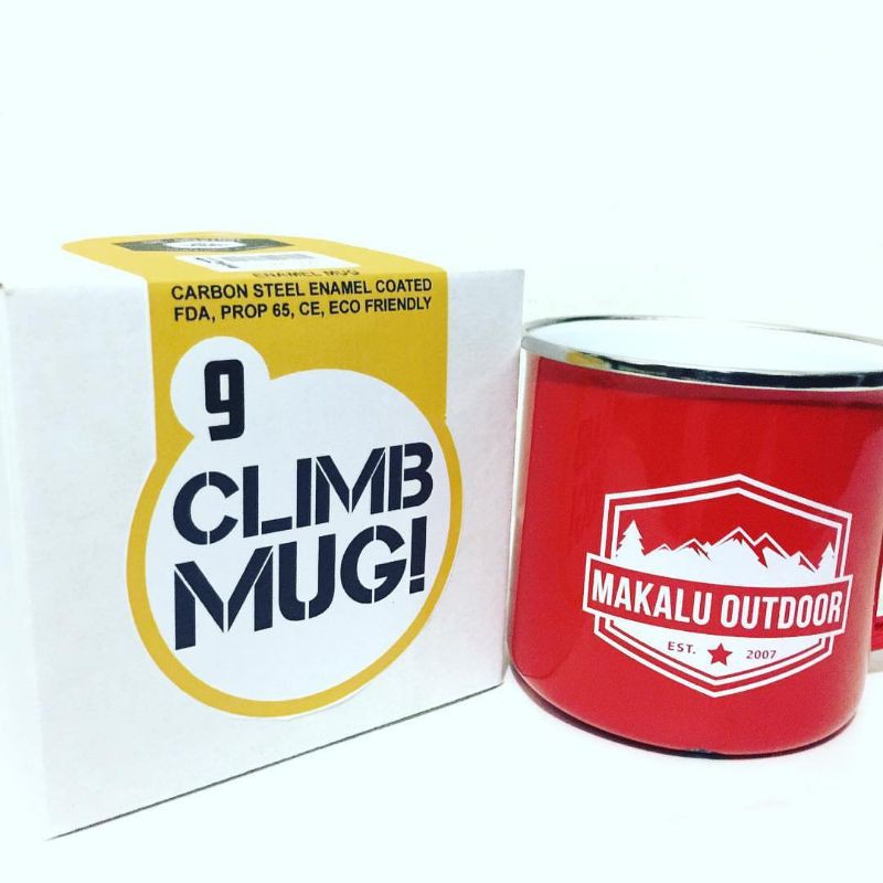 Mug Enamel Makalu 400ml Mug Gunung Mug Santai