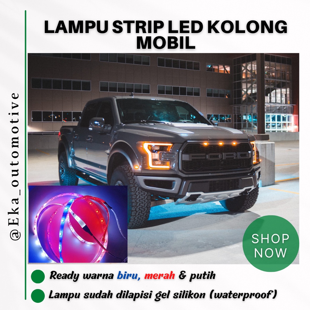 LAMPU KOLONG MOBIL LED WATERPROOF 12 VOLT