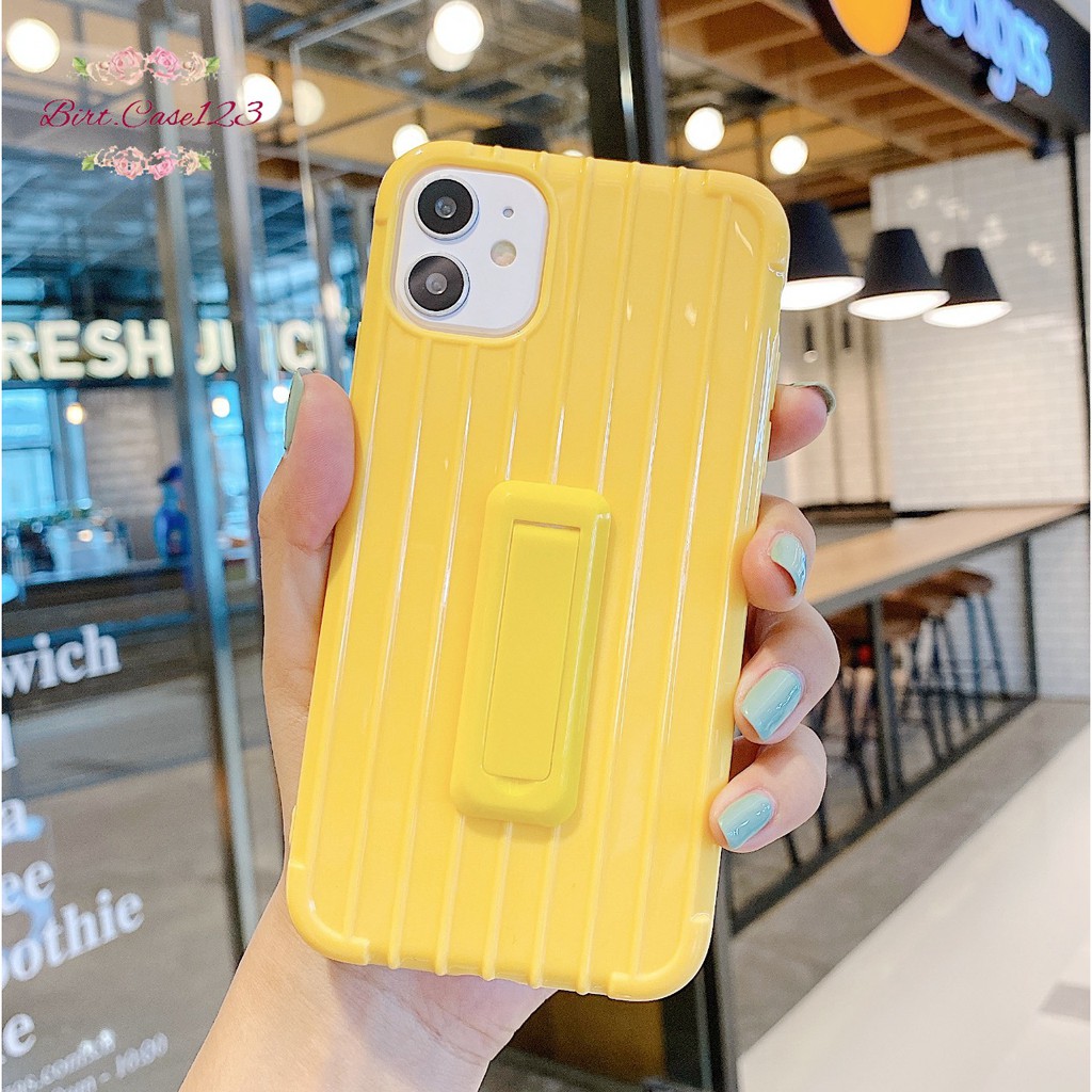 Trunk case softcase koper standing oppo a3s a5s f9 a7 neo9 a37 a31 a1k a92 a91 a33 a5 a9 2020 BC1738