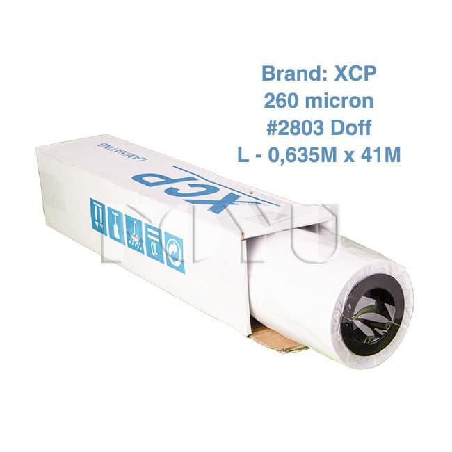 

New Best Seller Kertas Hvs / Plastik Laminating Cold Dingin Xcp Roll 260 Mic 63.5Cmx41M Doff 2803