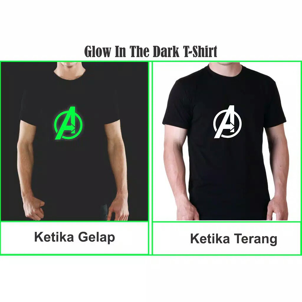 kaos distro avengers glow in the dark
