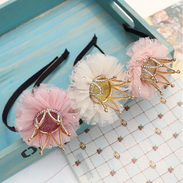 Bando Korea Mahkota Pesta Anak / Bando Tutu Anak Miraya