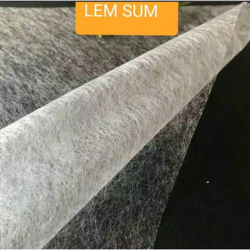 Lem Sum Lem Kain 2 sisi Lembaran Per Meter