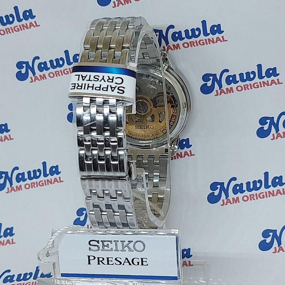 Seiko Presage Ladies SSA859J1 Sapphire Silver - Jam Tangan Wanita SSA859