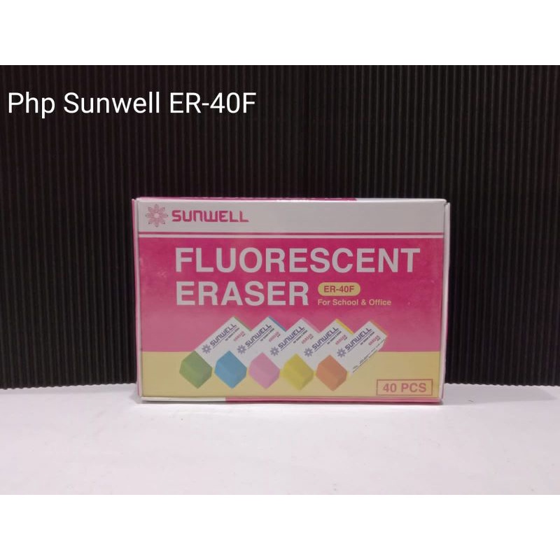 

(Pak) Penghapus Sunwell Warna Kecil Er40F