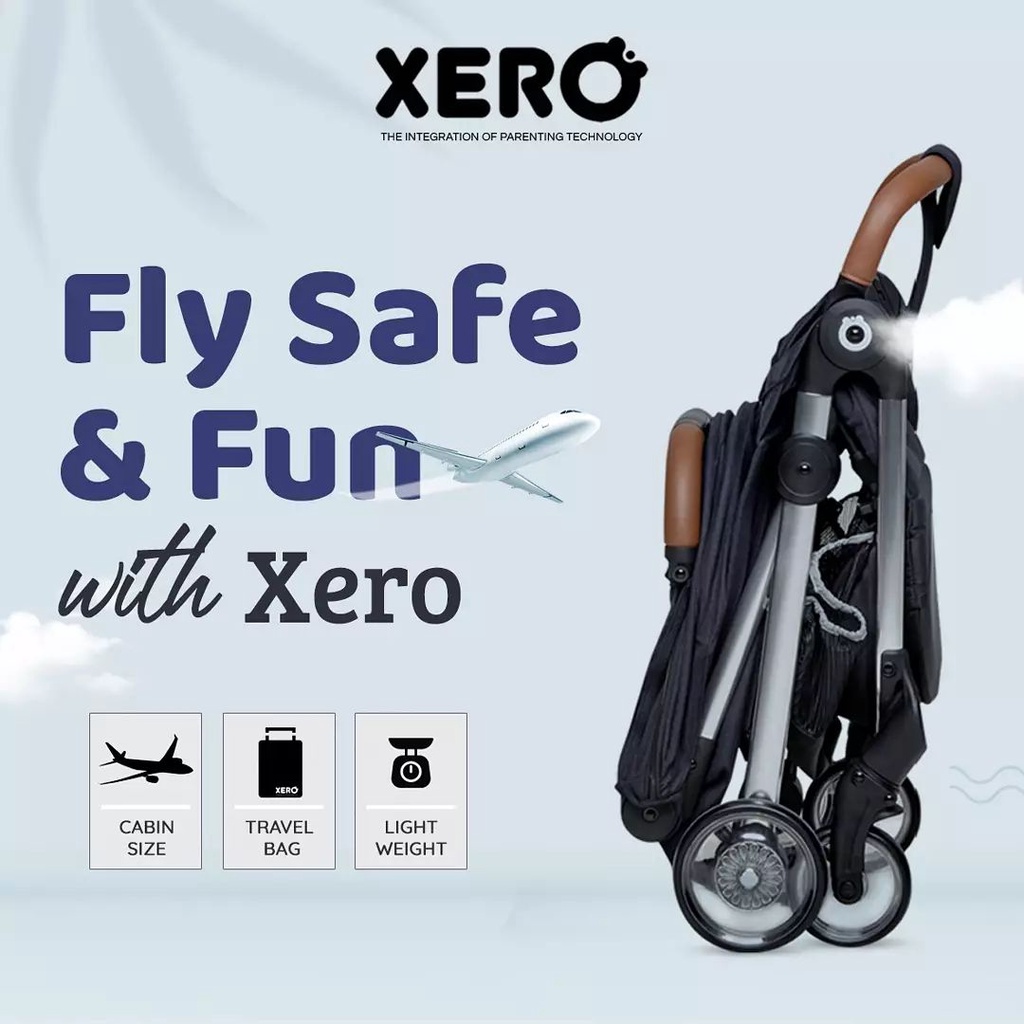 Xero Stroller Auto Fold Cabin Size