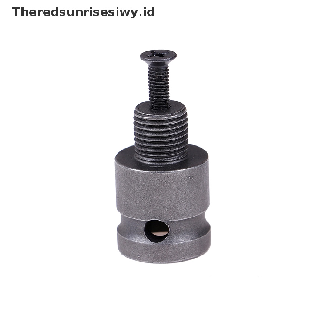 (Theredsunrisesiwy.Id) Adaptor Konverter Kunci Pas Impact 1 / 2-20unf Keyless 1 / 2 &quot;Dengan Sekrup