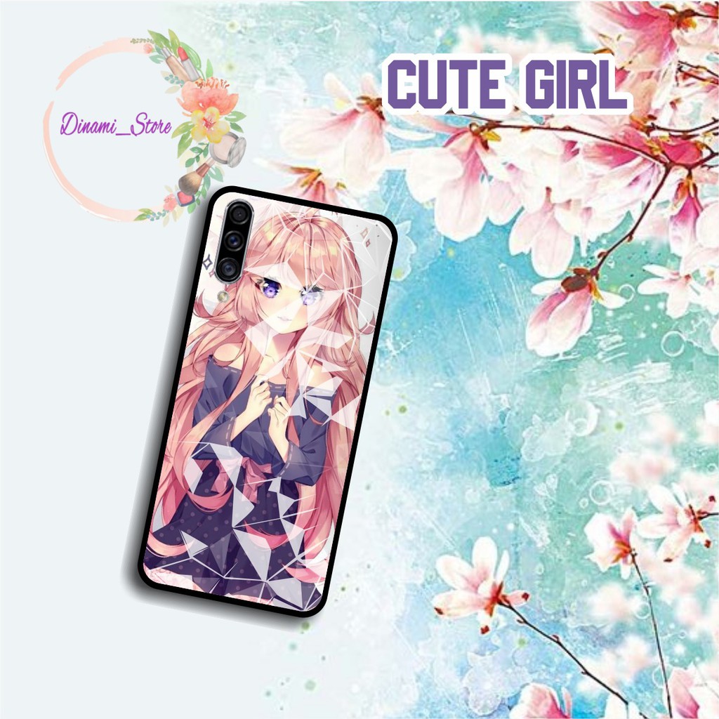 Softcase Diamond CUTE GIRL Oppo A3s A1k A5 A9 2020 A7 F9 A5s A31 A52 a53 A92 A37 A57 A59 A71 DST1697