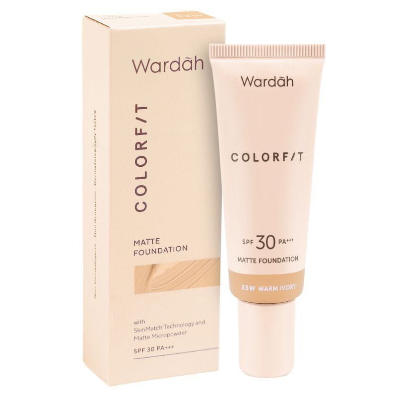 WARDAH COLORFIT MATTE FOUNDATION ~ WARDAH COLORFIT ~ ORIGINAL 100%