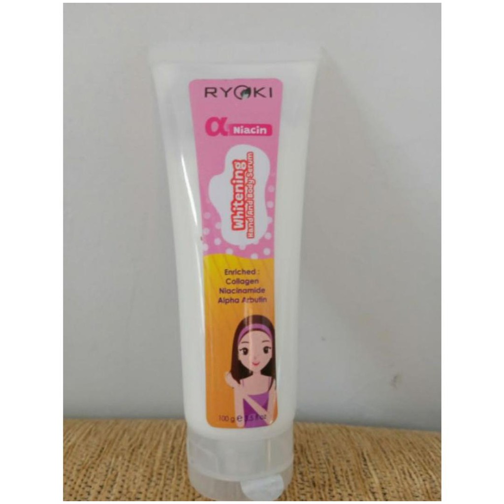 Ryoki Whitening Hand And Body Serum Original BPOM Murah