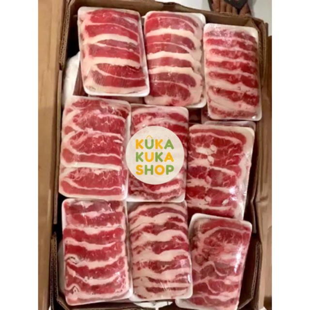 Daging sapi Beef Slice US Shortplate FRESH CUT Premium Karubi