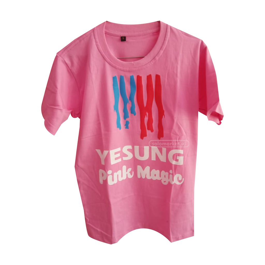 solomarket.id - KAOS YESUNG PINK MAGIC SUPER JUNIOR SUJU REAL PICT KPOP KOREA SABLON