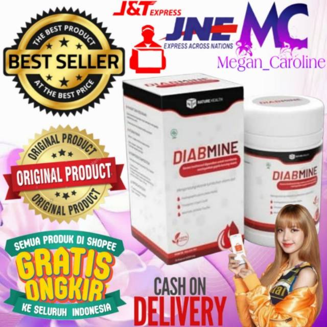 Diabmine Asli Original Obat Diabetes Kencing Manis Kadar Gula Darah