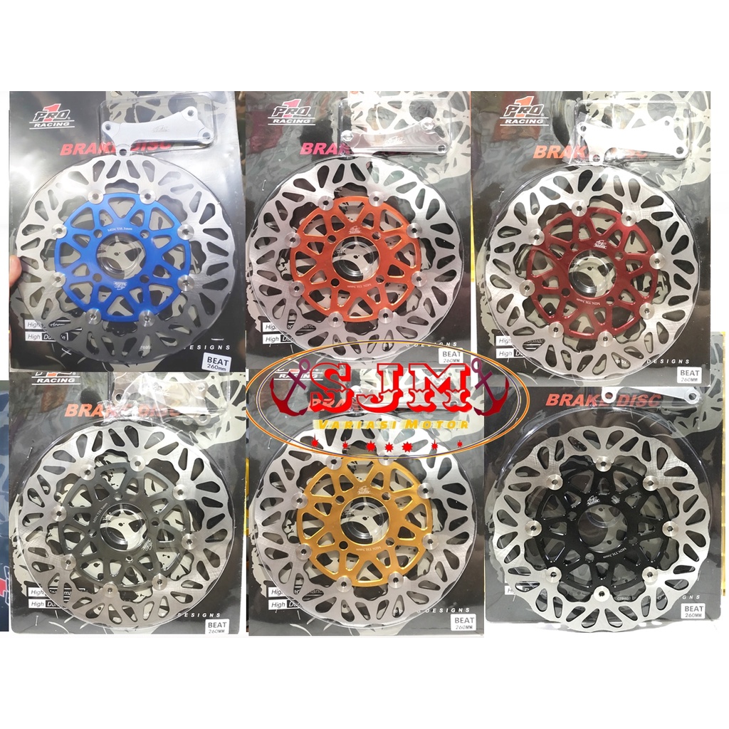 PIRINGAN BESAR 260MM VARIO 150 OLD-VARIO 125-GENIO-ALL BEAT-SCOOPY KARBU-SCOOPY F1-SPACY-VARIO TECNO 110-VARIO 110 F1 DISK CAKRAM DEPAN CNC JFK HONDA MATIC