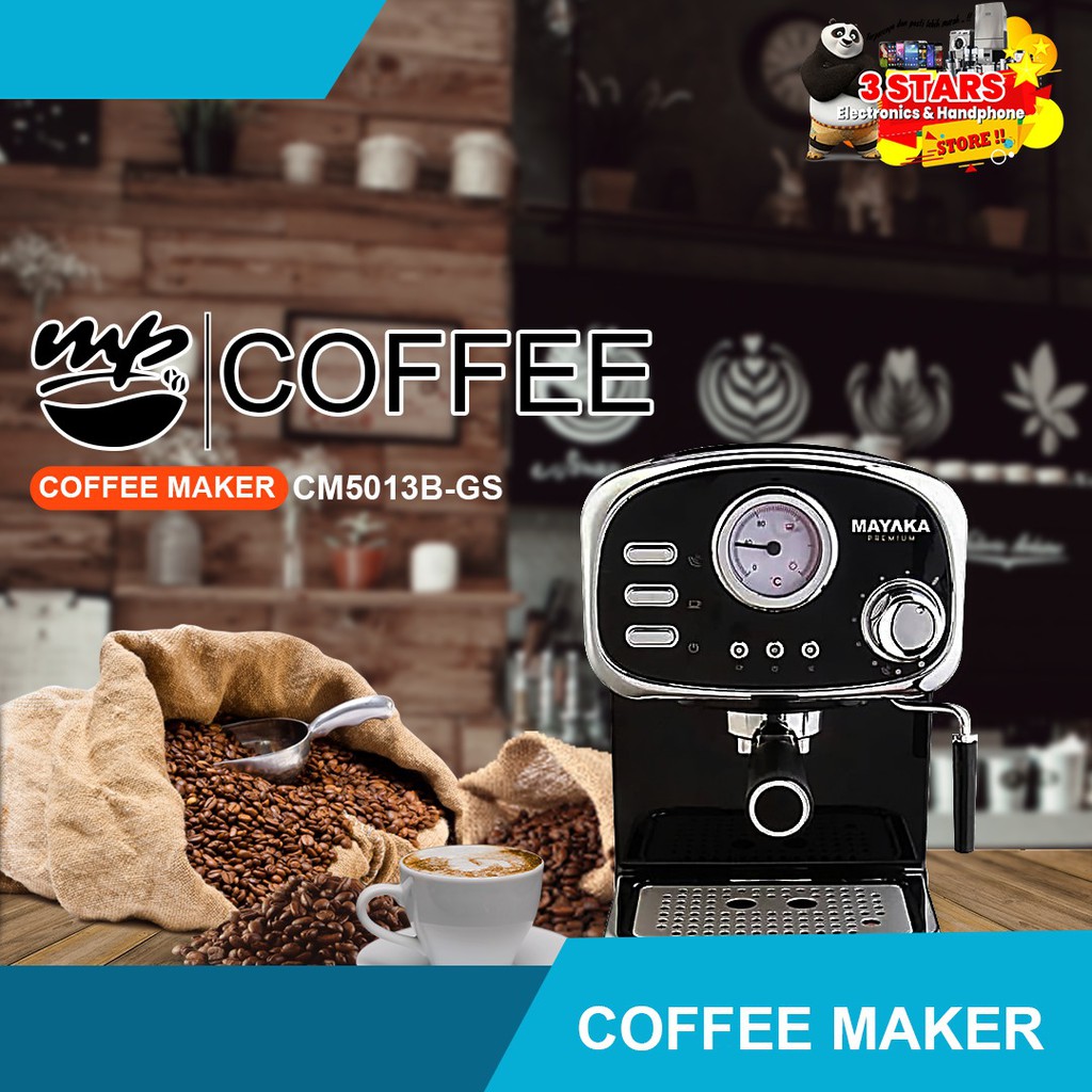 Coffee Maker Mayaka CM5013B-GS / Mesin Kopi/ Mesin Kopi Espresso