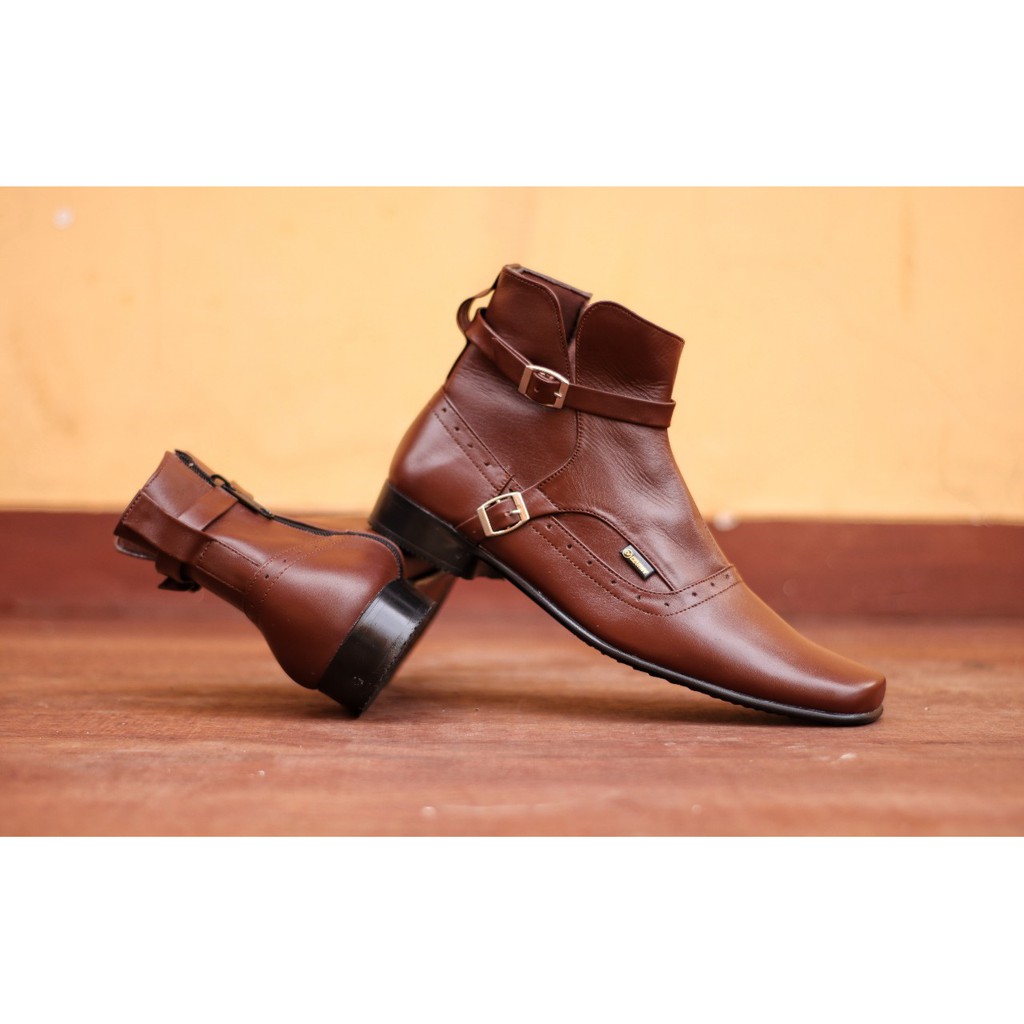 Sepatu Pria Original Cevany Paccuan High Pantofel Leather Elegant / Stylist