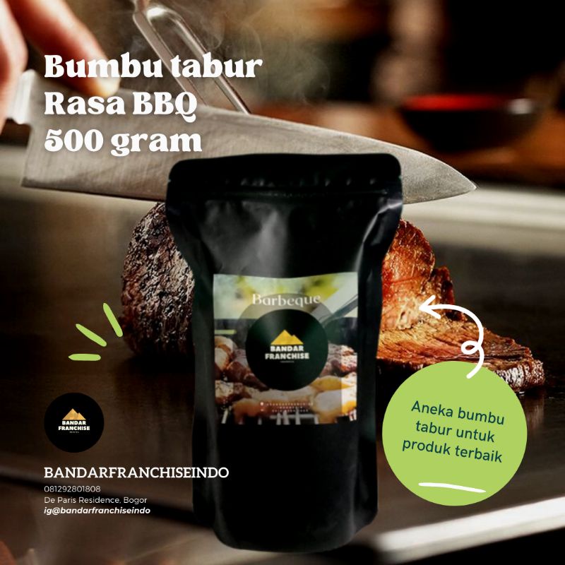 

Bumbu tabur aneka rasa BBQ 500 gr