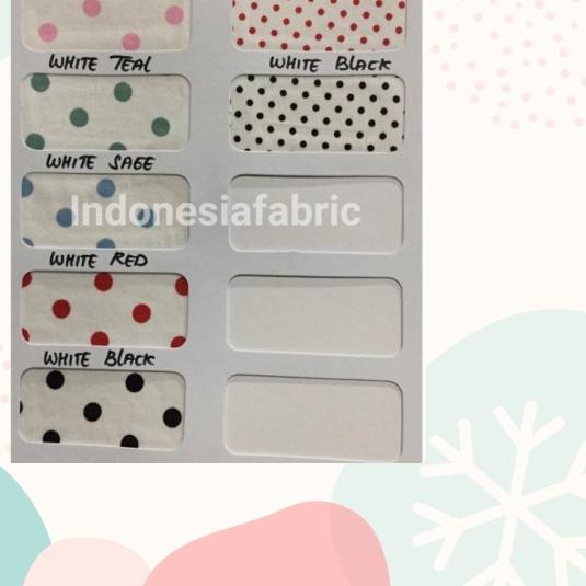 ℗ Kain Katun Jepang Tokai senko motif Polkadot besar Polka dot besar ⅎ
