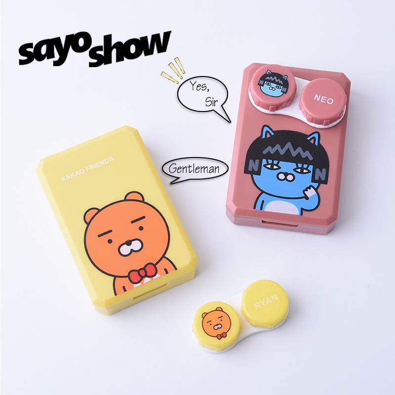 SAYOSHOW - Softlens Case Kakao Friends 2 in 1 / Tempat Softlens