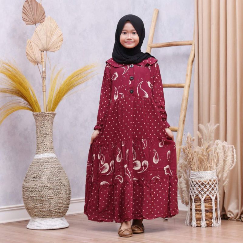 gamis anak//gamis susun anak// gamis renda anak//gamis viral