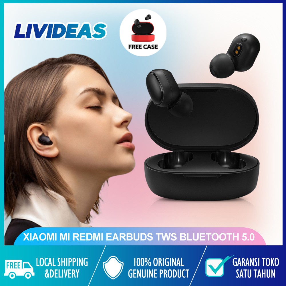 XIAOMI Redmi MI AirDots Earbuds Basic S Blu   etooth 5.0 Earphone | Shopee