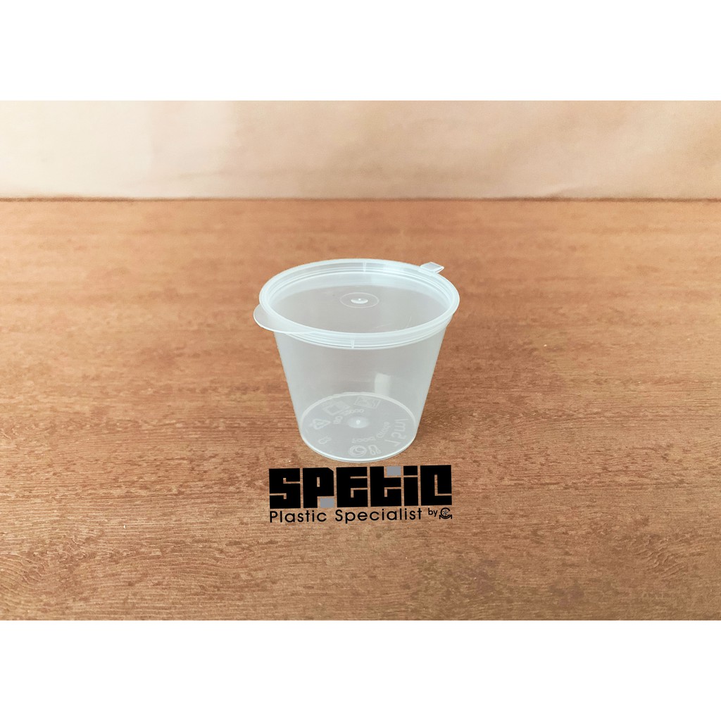 (50pcs) Cup Saos Suapi 75ml / Cup Saus 75ml / Tempat Saos Sambal / Cup Sambal Sauce Container 75ml