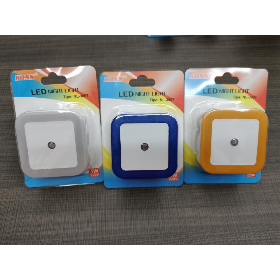 Lampu Tidur Sensor Cahaya 1 Watt Mini Lamp Lampu Dekorasi