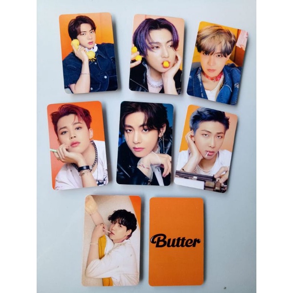 1set Photocard BTS BUTTER PEACH