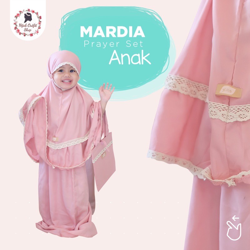 MARDIA PRAYER SET / MUKENA RENDA KATUN RAYON