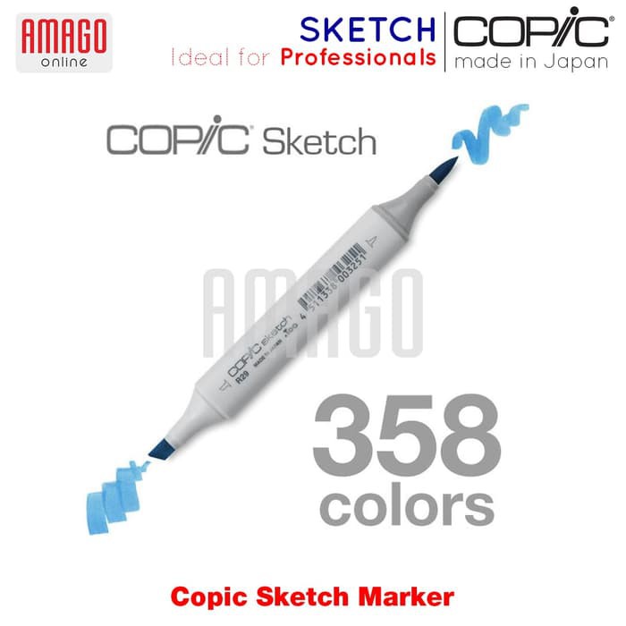 COPIC SKETCH - 12 COLOR SET WARM GREY - EX-WG - CSM/12WG