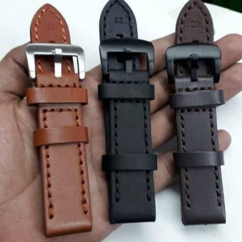 TALI JAM KULIT/TALI J KULIT POLOS/TALI JAM Time King TERBARU Strap Jam Tangan Kulit Gratis Ongkir COD