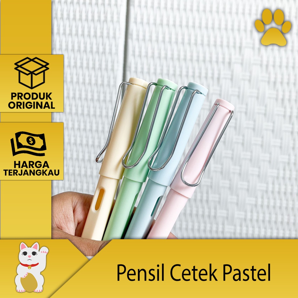 

[Luckyfortuna88] pulpen cetek warna pastel pen cetek mekanik warna pastel perlengkapan kantor perlengkapan sekolah alat tulis sekolah alat tulis kantor lucu murah