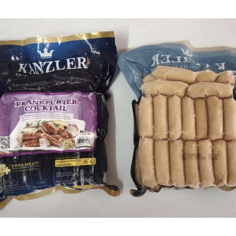 

Kanzler Frankfurter Cocktail 500 Gr - Sosis Ayam Premium