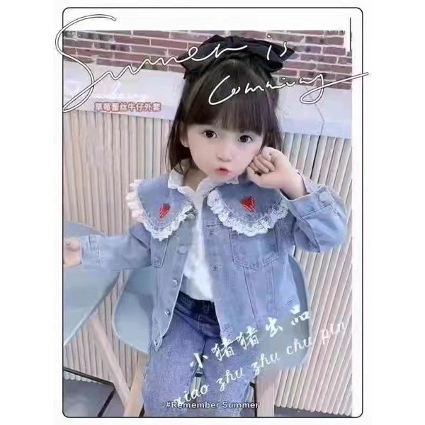 JAKET LEVIS PREMIUM ANAK PEREMPUAN | JKT001 | JACKET IMPORT ANAK CEWEK