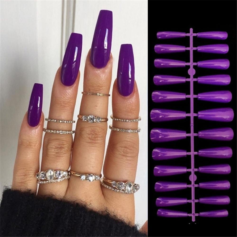 MXBEAUTY Alat Nail Art DIY Acrylic Artificial Reusable Manicure Full Cover Kuku Ekstensi