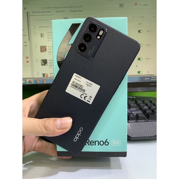 OPPO RENO 6 5G RAM 8GB/128GB SECOND GARANSI RESMI