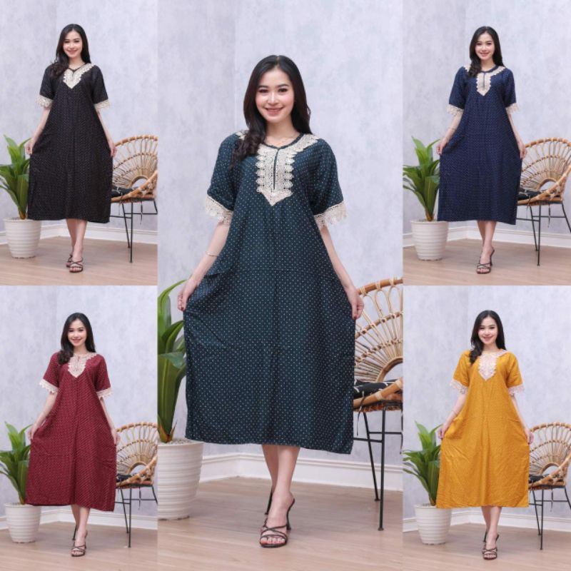 COD Daster Renda Zeema Polkadot Murah