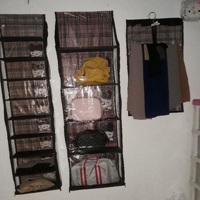[bisa Cod] Promo Murah Set 4in1 Rak Gantung Karakter Full Resleting Kualitas Terbaik Dan Termurah