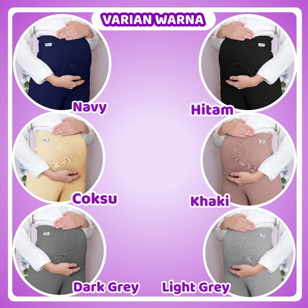 Momiasi - Celana Ibu Hamil Kulot Panjang Jumbo Wanita Bumil Maternity Kulot Premium