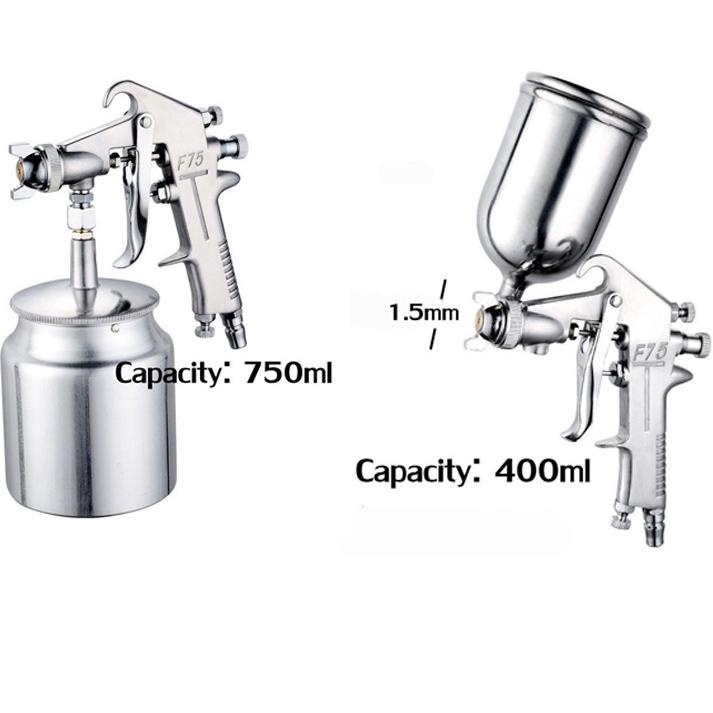 Jual Produk Ori 【Ready】Pistol Airbrush Semprot F75 G/F75S Tabung Atas 400ml /750ml Sagola Spray Gun 