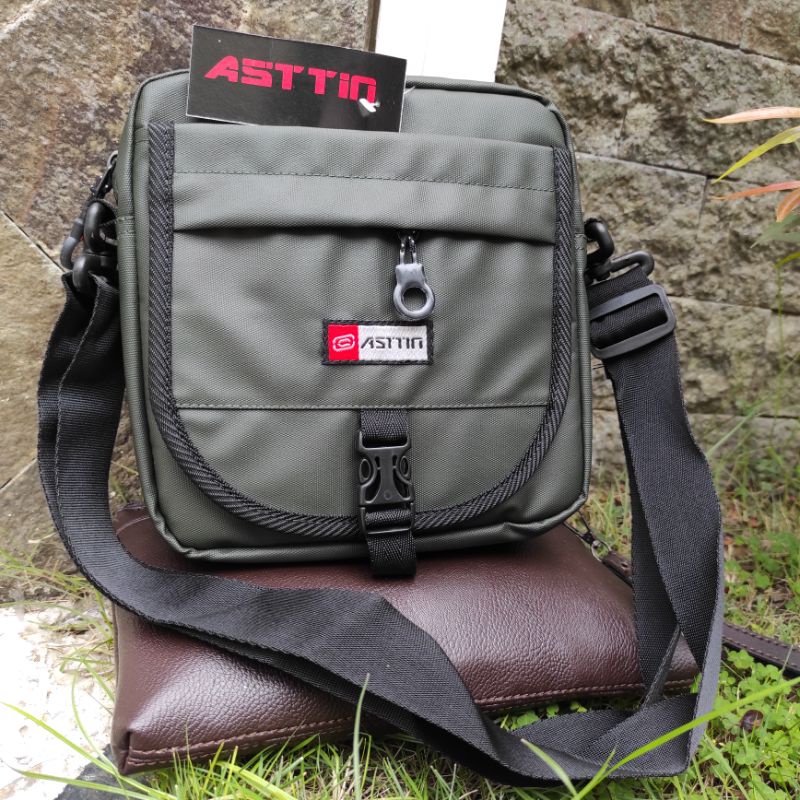 TAS SELAMPANG PREMIUM | WAISTBAG ORIGINAL ASTIN | TAS PRIA BAHU WATERPROFF