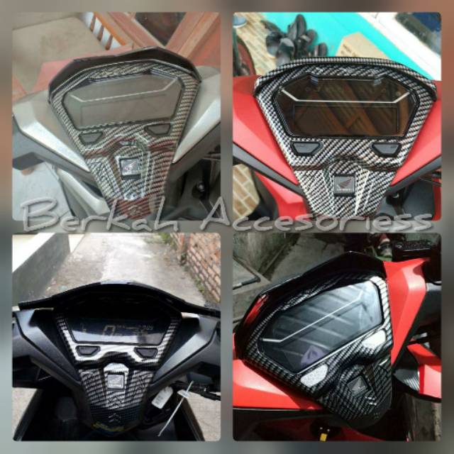 Garnis tutup speedometer vario 125 new vario 150 new 2018 2019 carbon