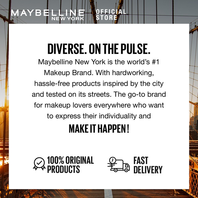 Maybelline Itz Bold Bundle(Color Sensational Ultimatte Lipstik 799 699 + Lash Lift Mascara) - Makeup